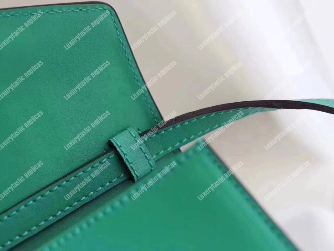 G*u*i sylvie leather mini bag green