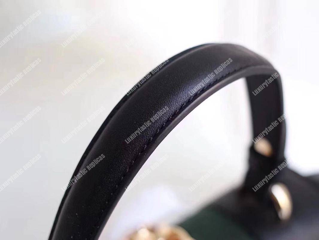 G*u*i sylvie leather mini bag black