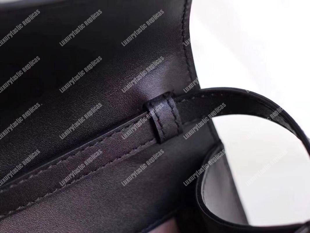 G*u*i sylvie leather mini bag black