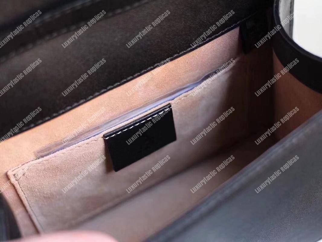 G*u*i sylvie leather mini bag black