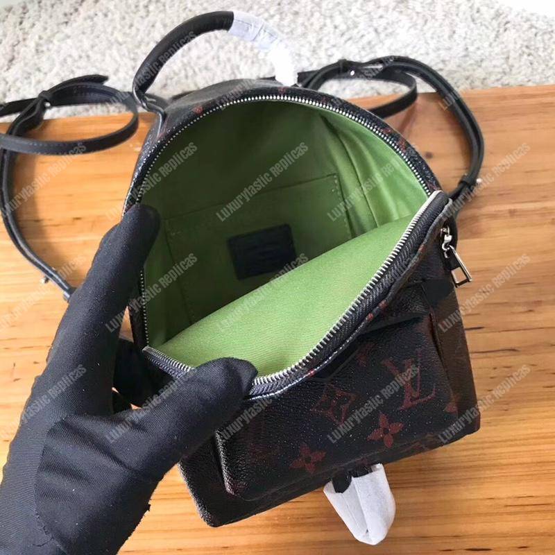 LV Palm Springs Backpack Mini Infrarouge Monogram