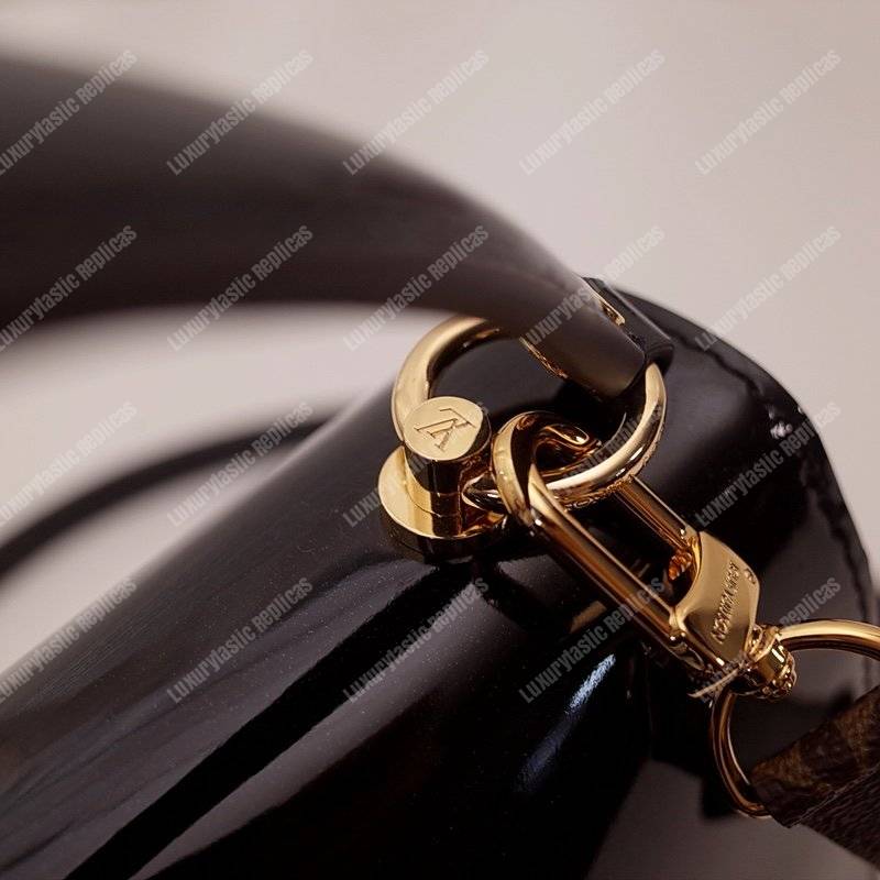 LV Cherrywood PM Patent Leather Black