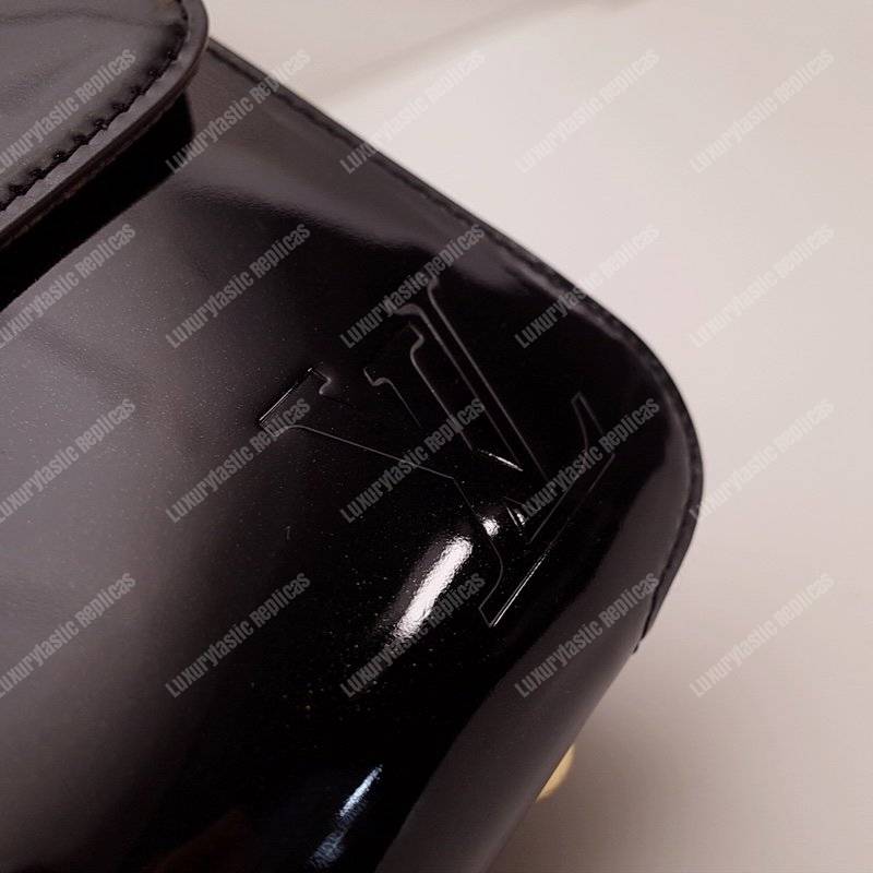 LV Cherrywood PM Patent Leather Black