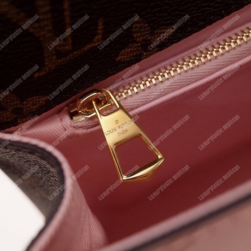 LV Cherrywood PM Patent Leather Rose Ballerine