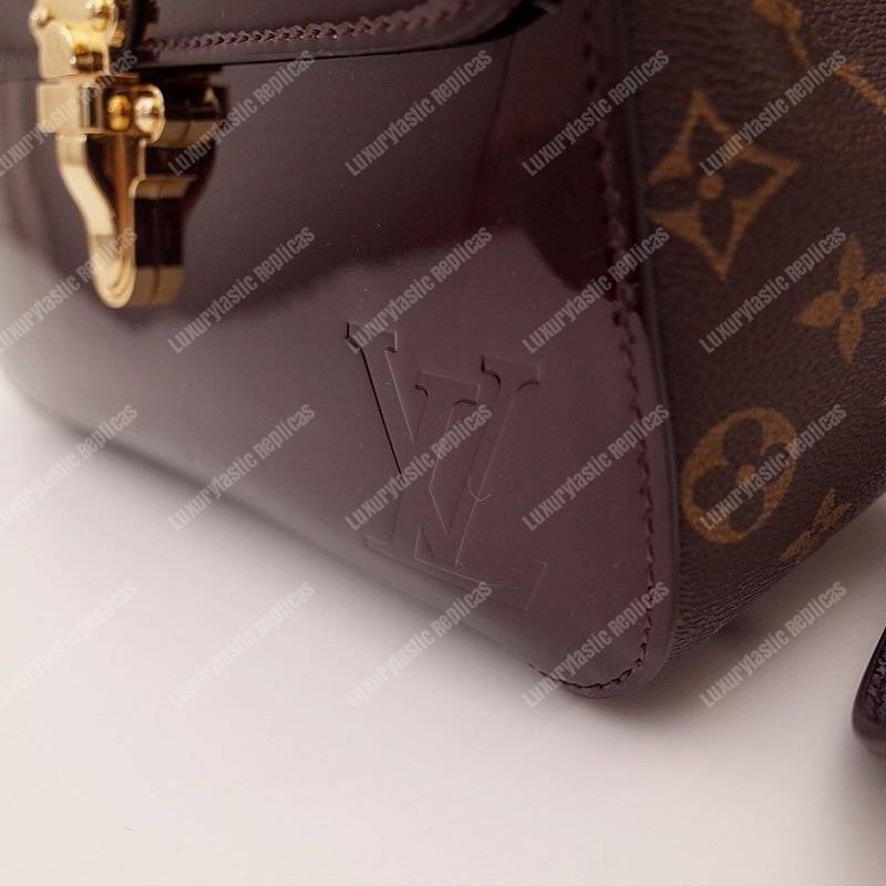 LV Cherrywood PM Patent Leather Amarante