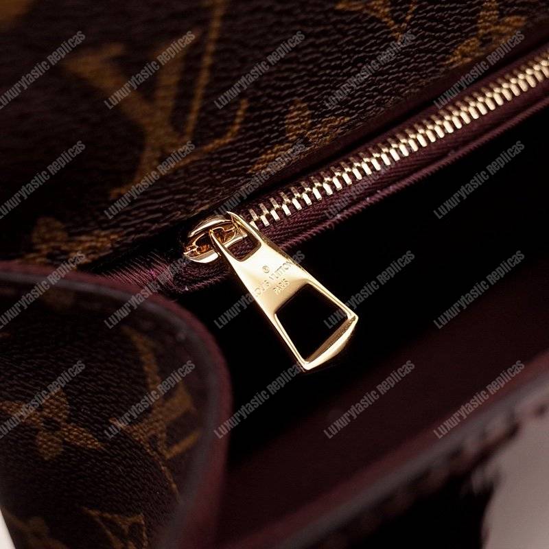 LV Cherrywood PM Patent Leather Amarante