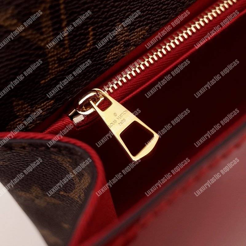 LV Cherrywood PM Patent Leather Griotte