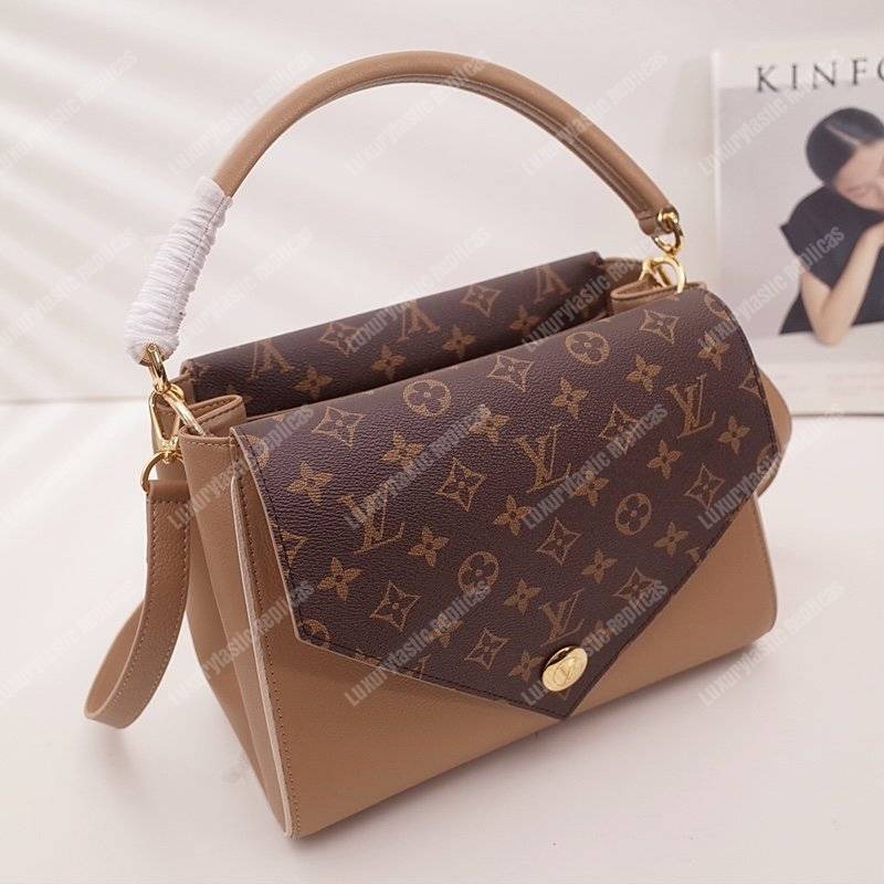 LV Double V Handbag Sesame