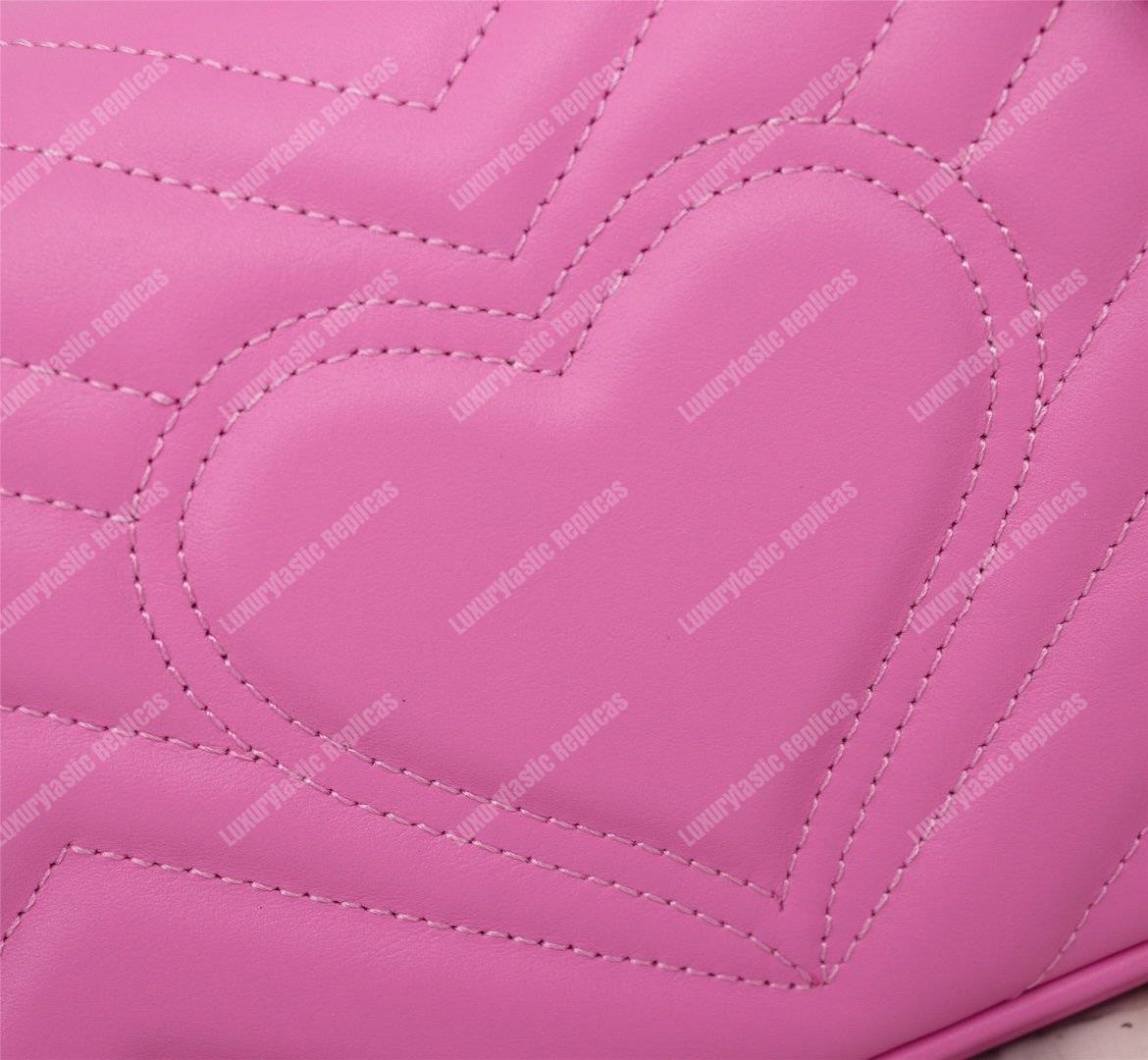 G*u*i gg marmont matelassé mini bag candy pink