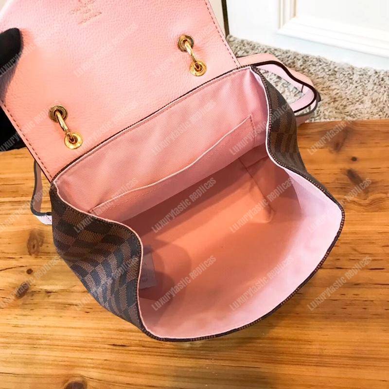 LV Clapton Backpack Damier Ebene Magnolia