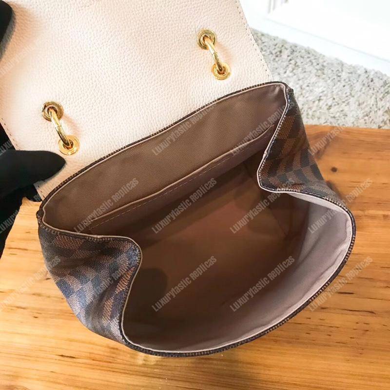 LV Clapton Backpack Damier Ebene Creme