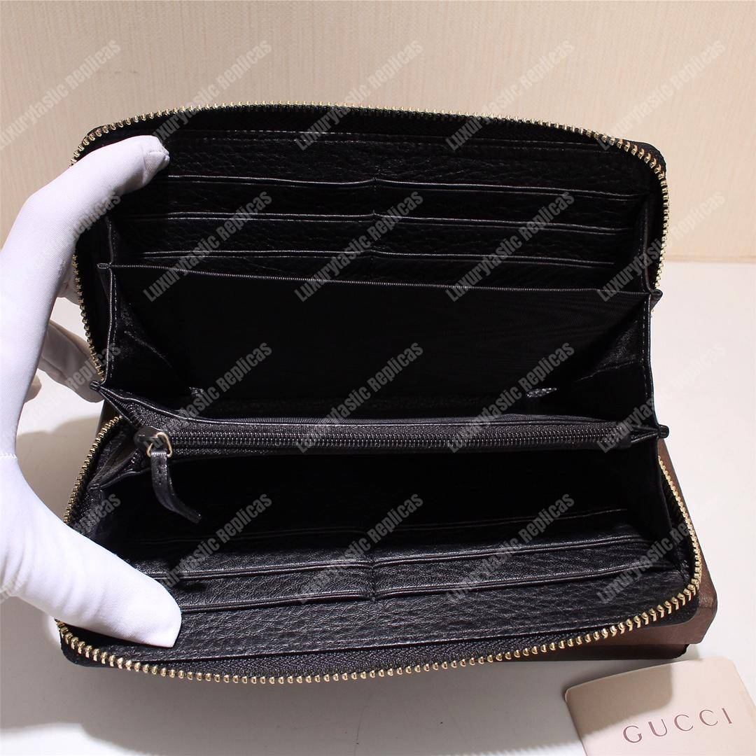 G*u*i soho zip around wallet black