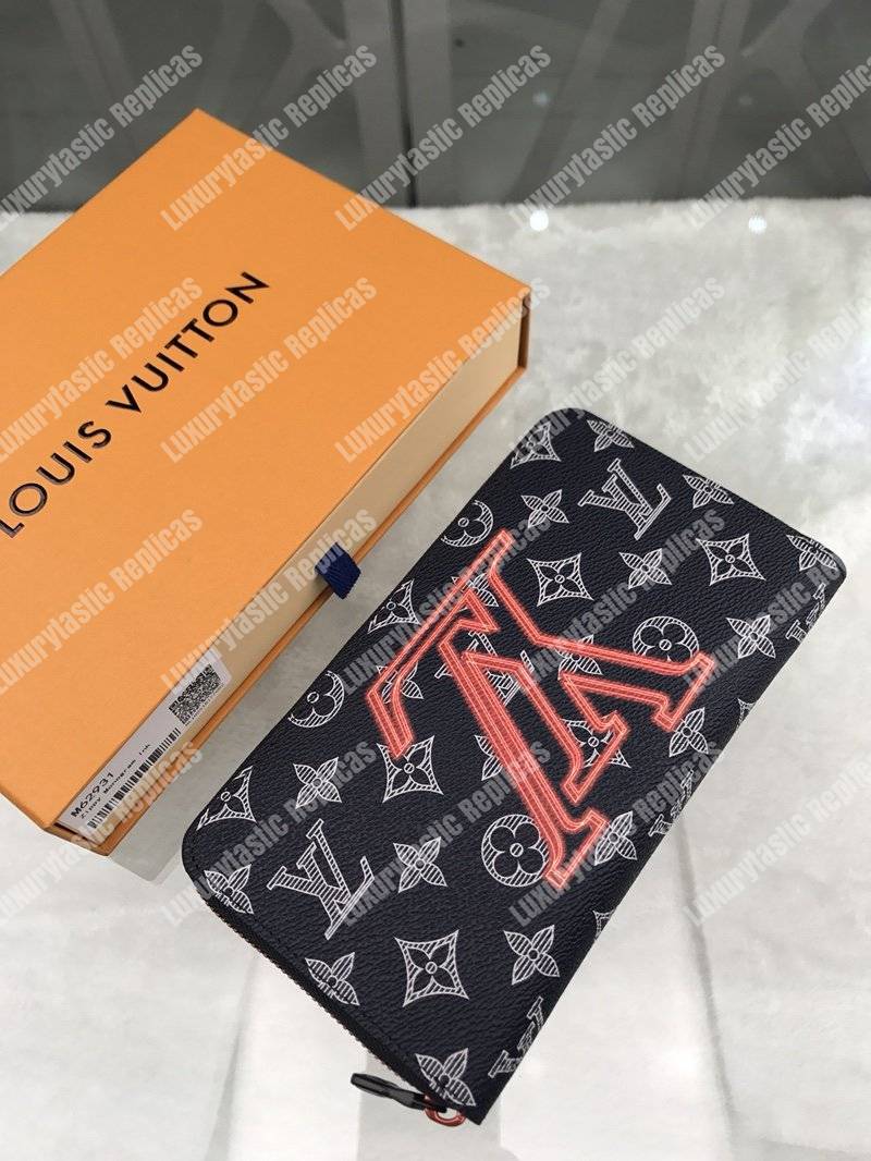 LV Zippy Organizer Monogram Upside Down Canvas