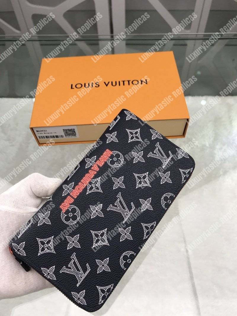 LV Zippy Organizer Monogram Upside Down Canvas
