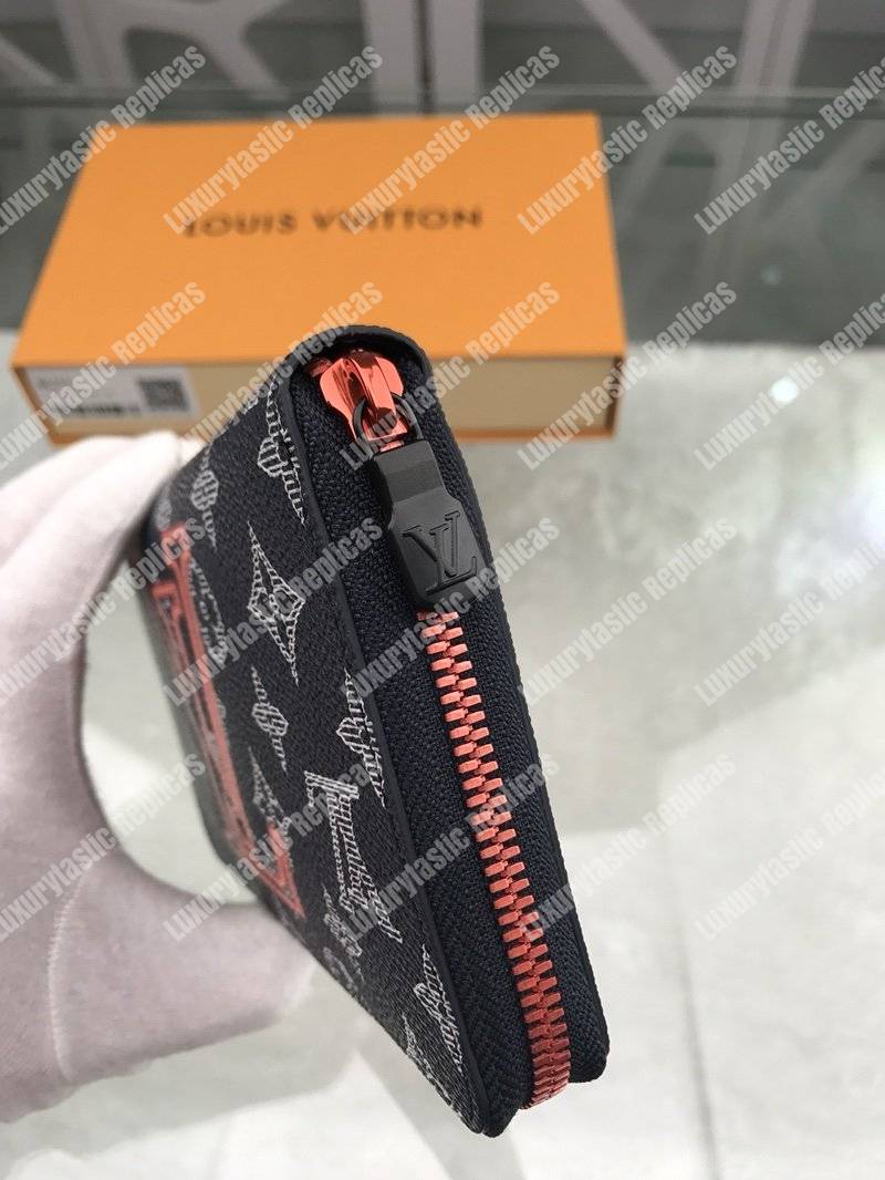 LV Zippy Organizer Monogram Upside Down Canvas