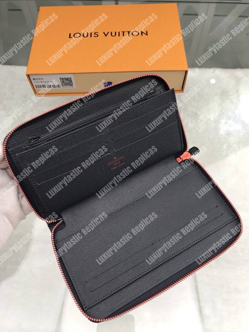 LV Zippy Organizer Monogram Upside Down Canvas