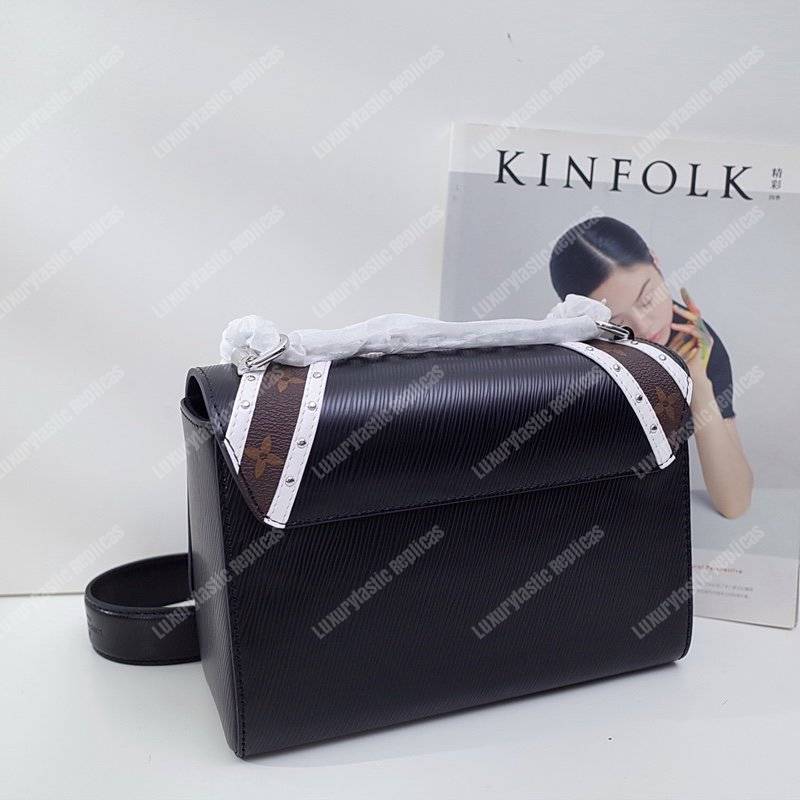 LV Twist MM Epi Leather V Signature Noir