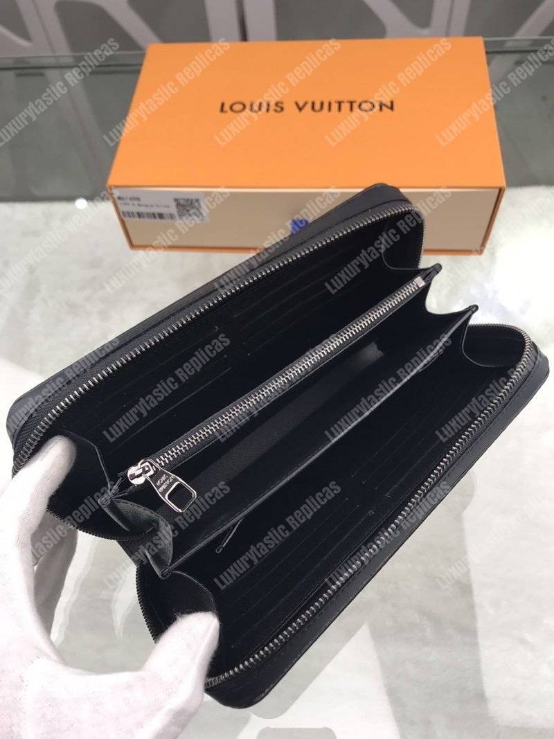 LV Zippy XL Wallet Monogram Eclipse Canvas
