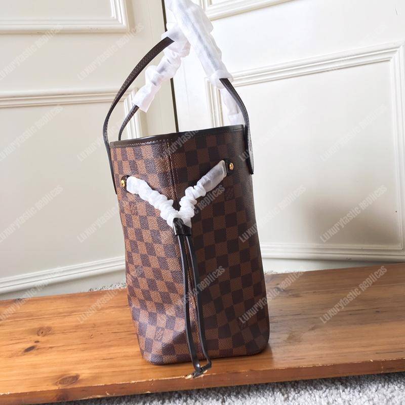 l**is V*t*n neverfull replica mm damier ebene rose ballerine