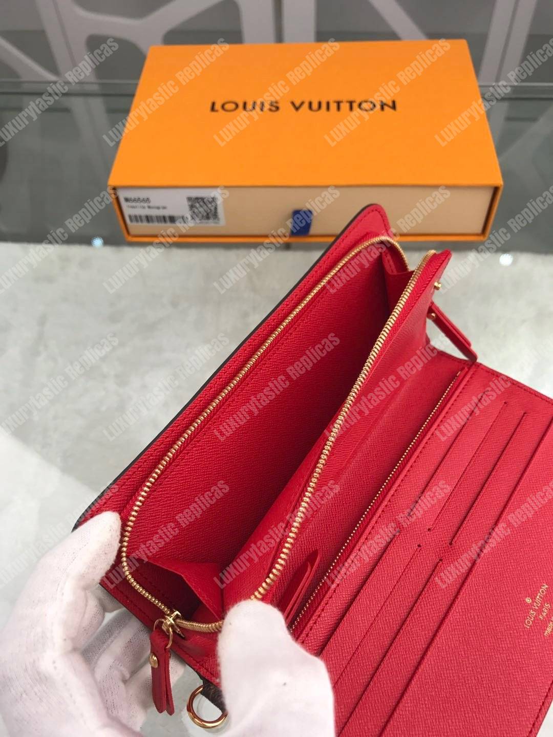LV Insolite Wallet Monogram Canvas Coquelicot