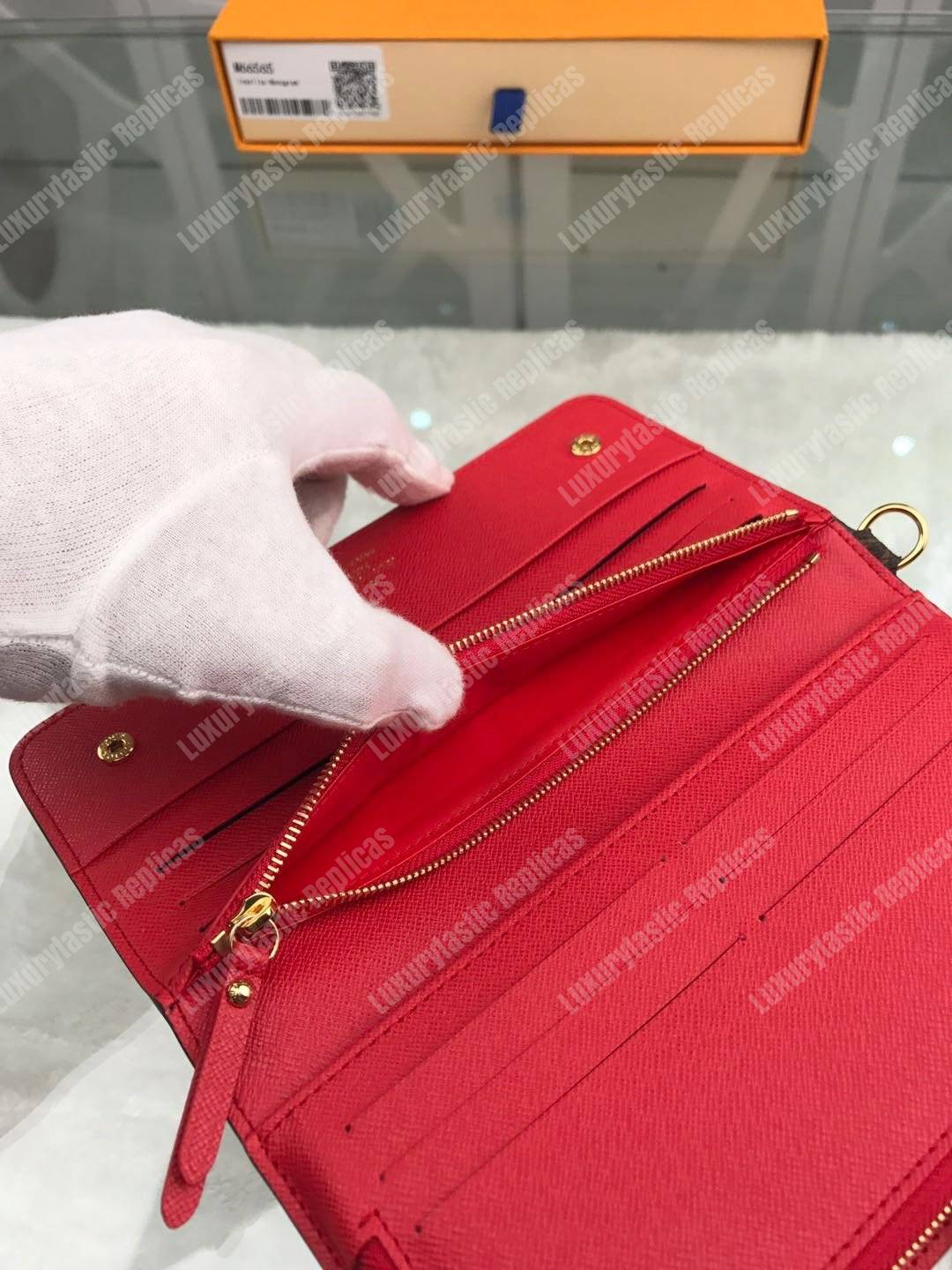 LV Insolite Wallet Monogram Canvas Coquelicot