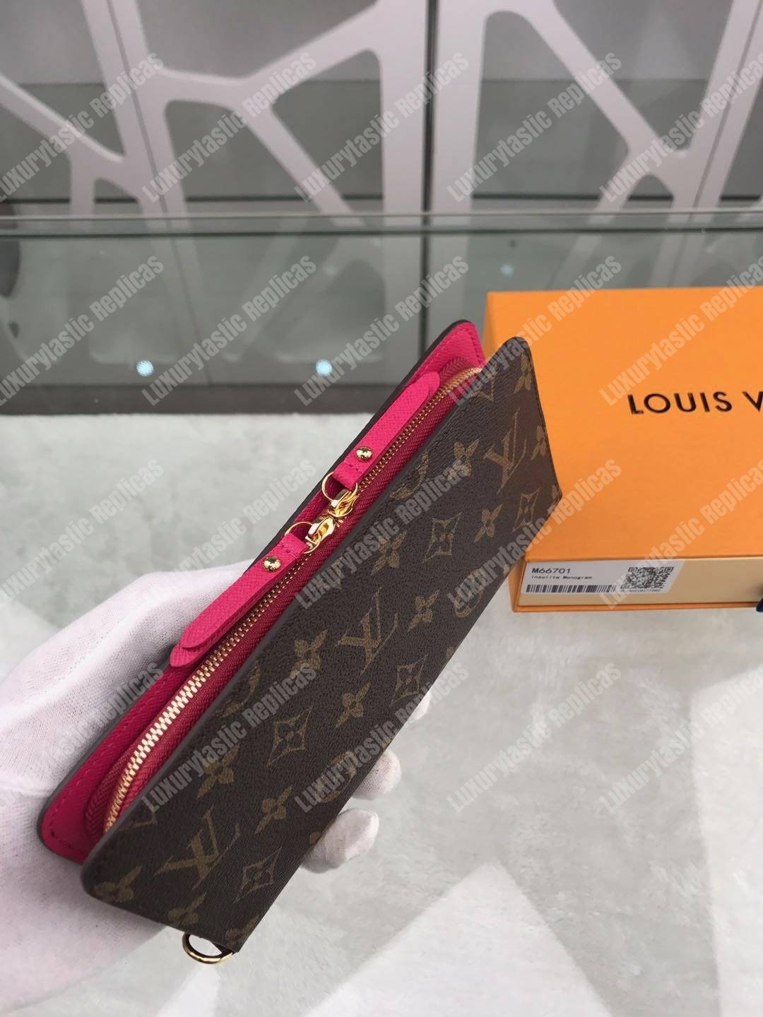 LV Insolite Wallet Monogram Canvas Pink