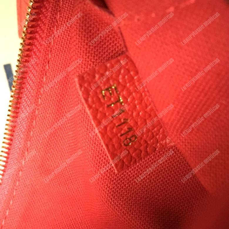 LV Daily Pouch Monogram Empreinte Cherry