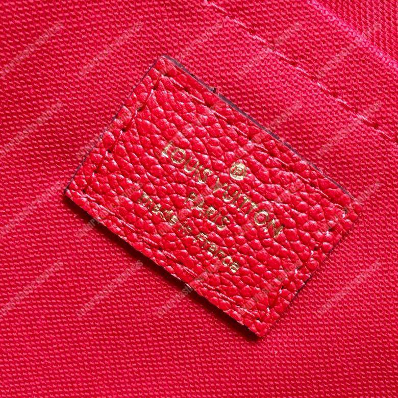 LV Daily Pouch Monogram Empreinte Cherry