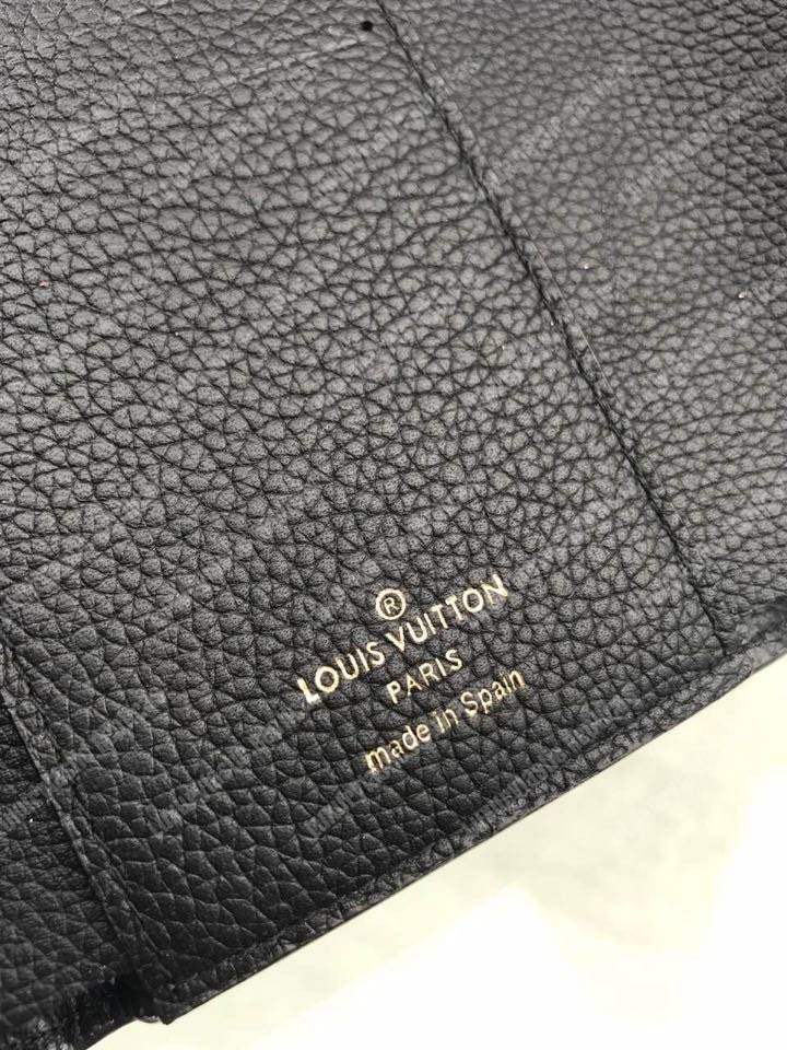 LV Double V Compact Wallet Noir