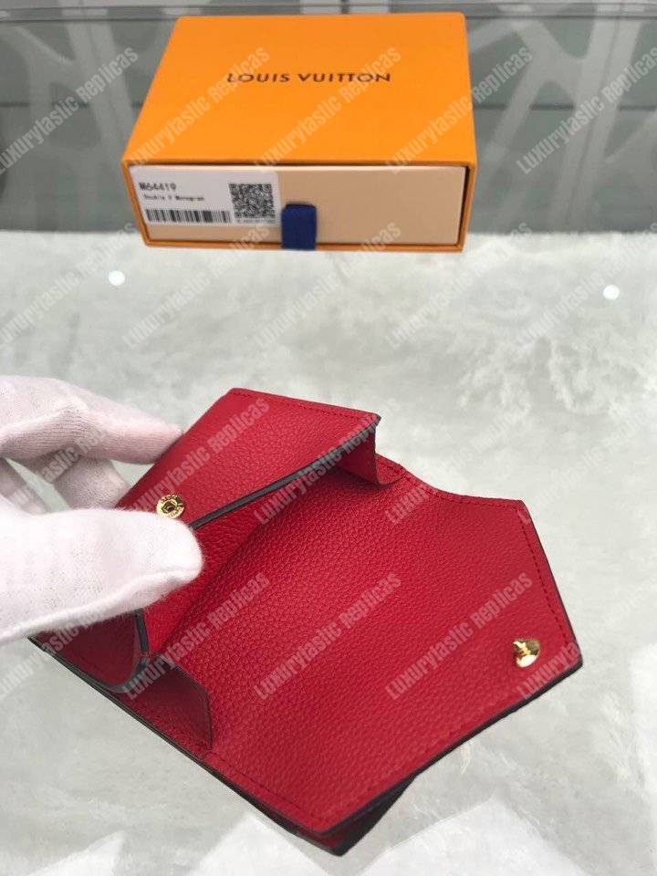 LV Double V Compact Wallet Rubis