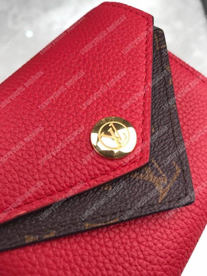 LV Double V Compact Wallet Rubis