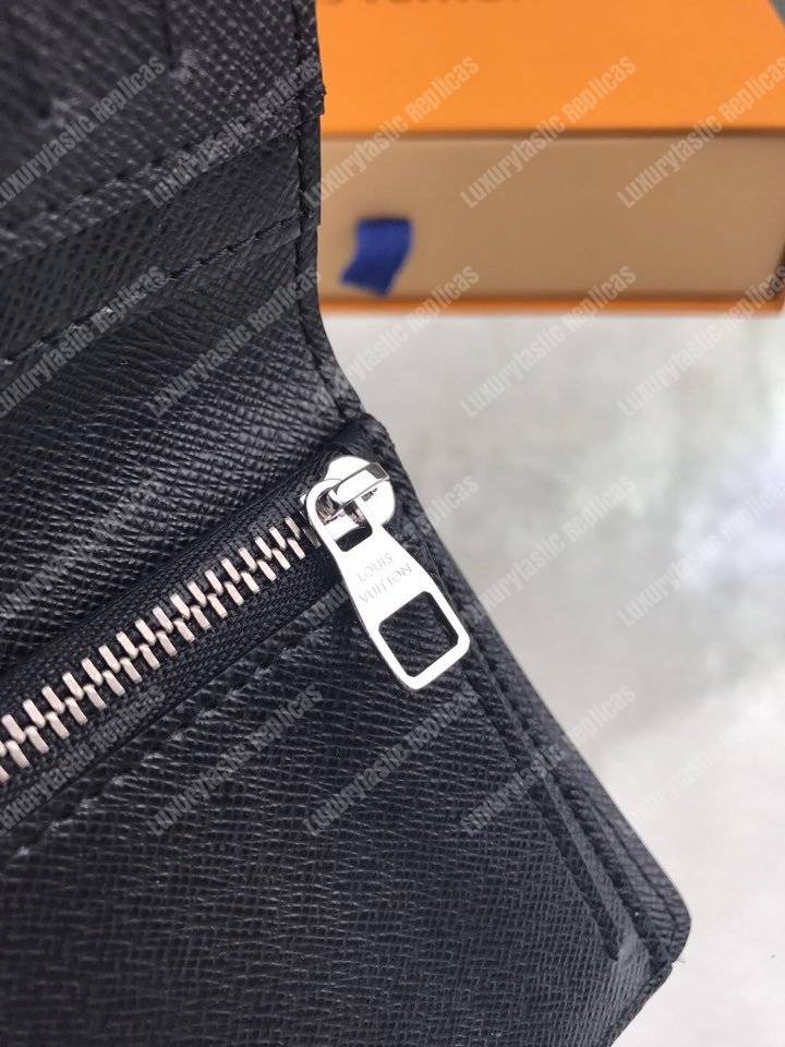 LV Regular Wallet Taiga Black