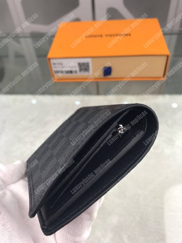 LV Regular Wallet Damier Graphite Canvas