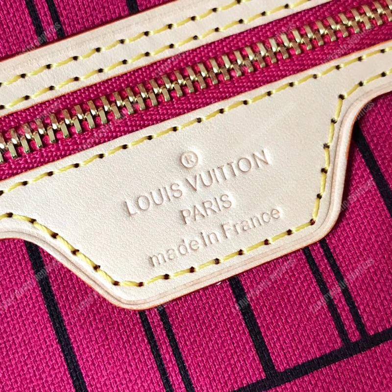 LV Neverfull MM Monogram Pivoine