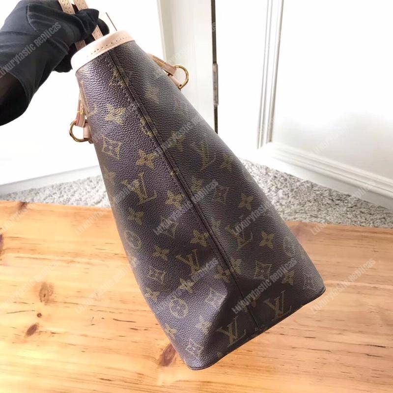 LV Neverfull MM Monogram Pivoine