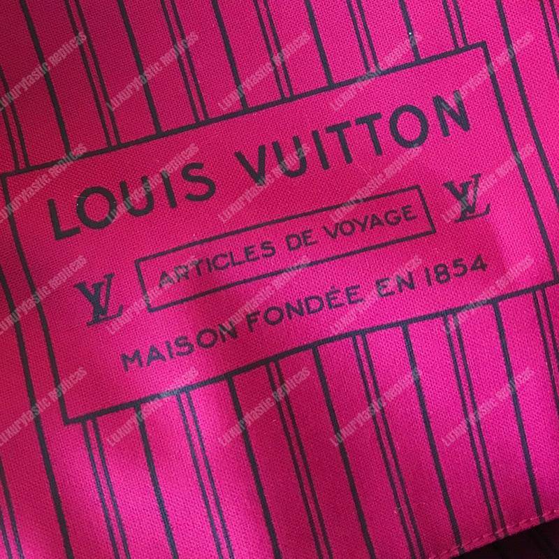 LV Neverfull GM Monogram Pivoine