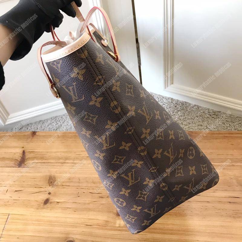 LV Neverfull GM Monogram Pivoine