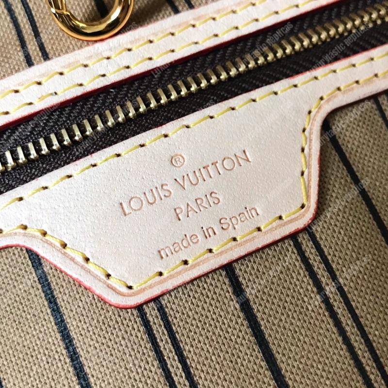 LV Neverfull GM Monogram Beige