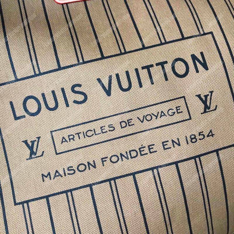 LV Neverfull GM Monogram Beige