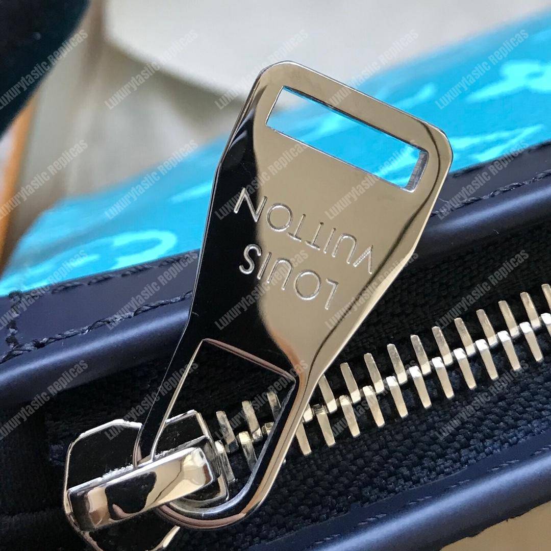 LV Pochette Voyage MM Monogram Turquoise