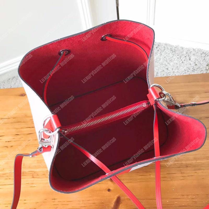 LV NéoNoé Epi Leather Rose Ballerine