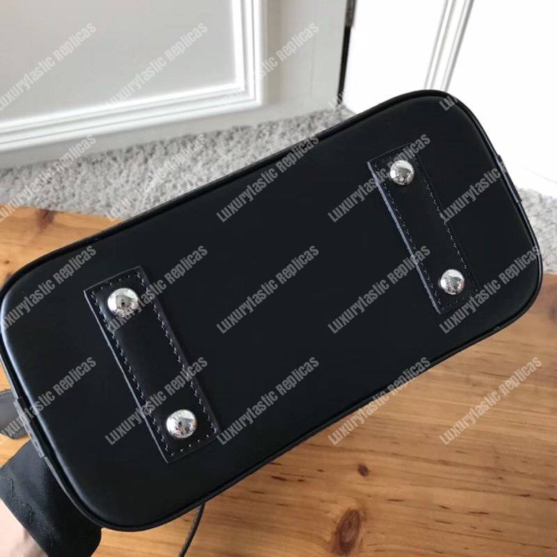 LV Alma BB Epi Leather Two-Tone White