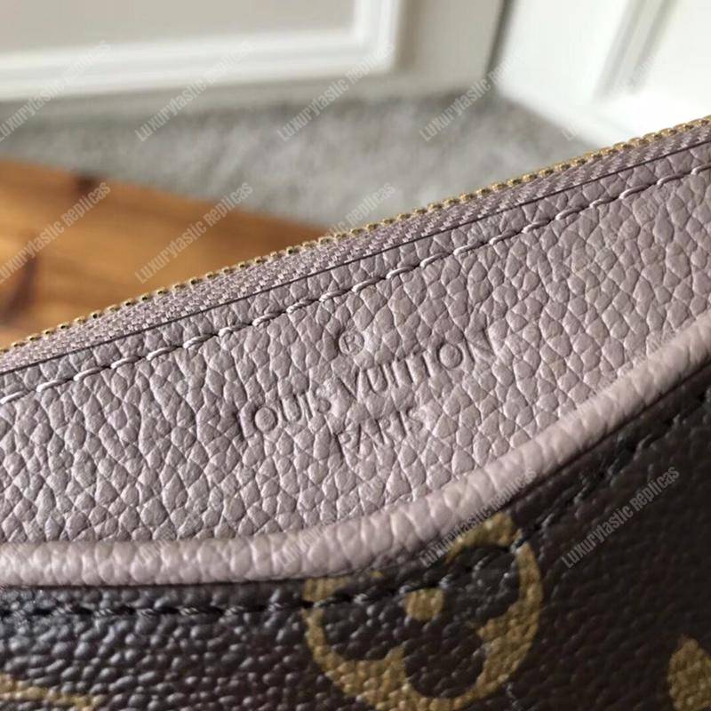 LV Pallas Clutch Bag Monogram Brown