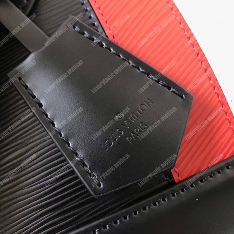 LV Alma BB Epi Leather Two-Tone Black