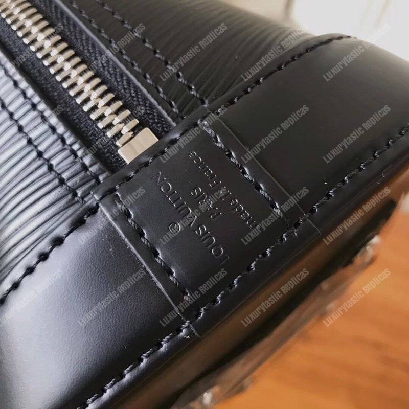 LV Alma BB Epi Leather Two-Tone Black