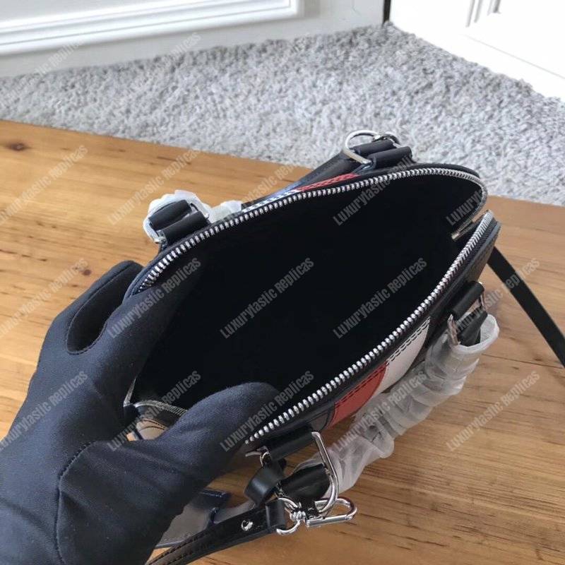 LV Alma BB Epi Leather Two-Tone Black