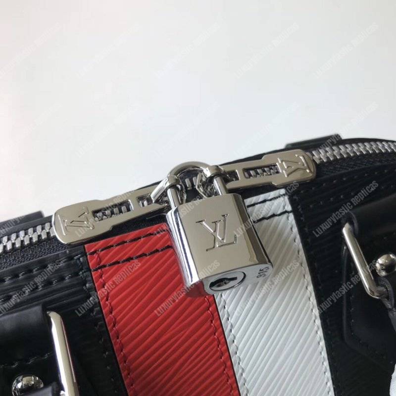 LV Alma BB Epi Leather Two-Tone Black