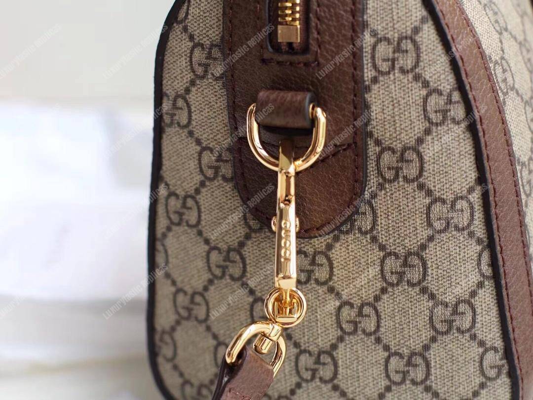 G*u*i ophidia medium top handle bag gg sup*e canvas