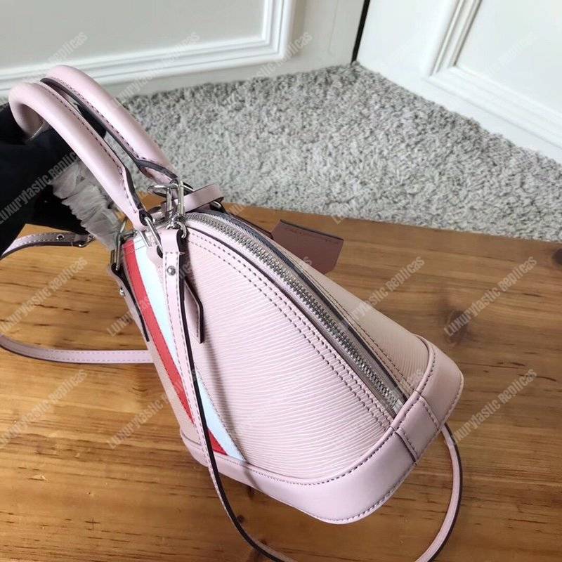 LV Alma BB Epi Leather Two-Tone Rose Ballerine Pink