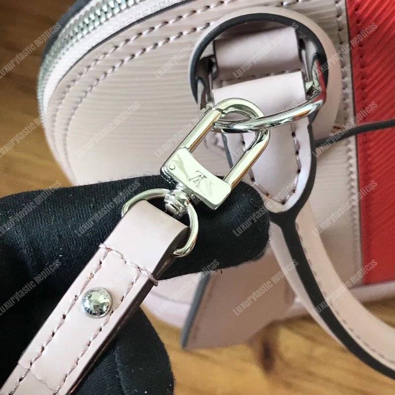 LV Alma BB Epi Leather Two-Tone Rose Ballerine Pink